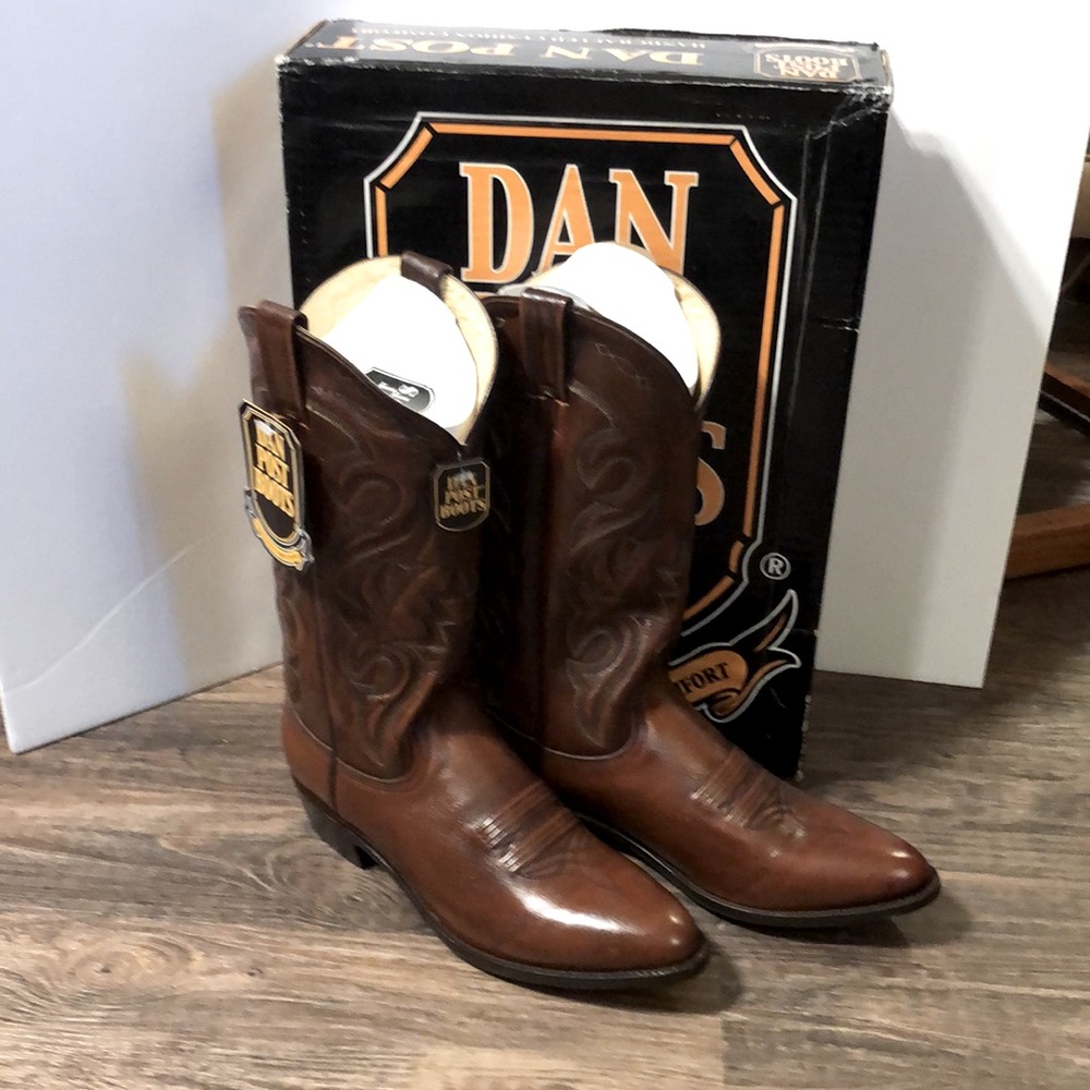 Men’s “NIB” Dan Post Boots DP2111R Tan Mignon Corona Size 11D